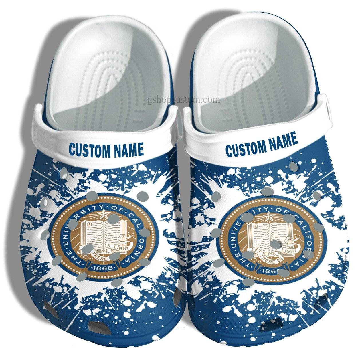 University Of California Croc Shoes Customize – University Graduation Gifts Crocss Shoes Admission Gift