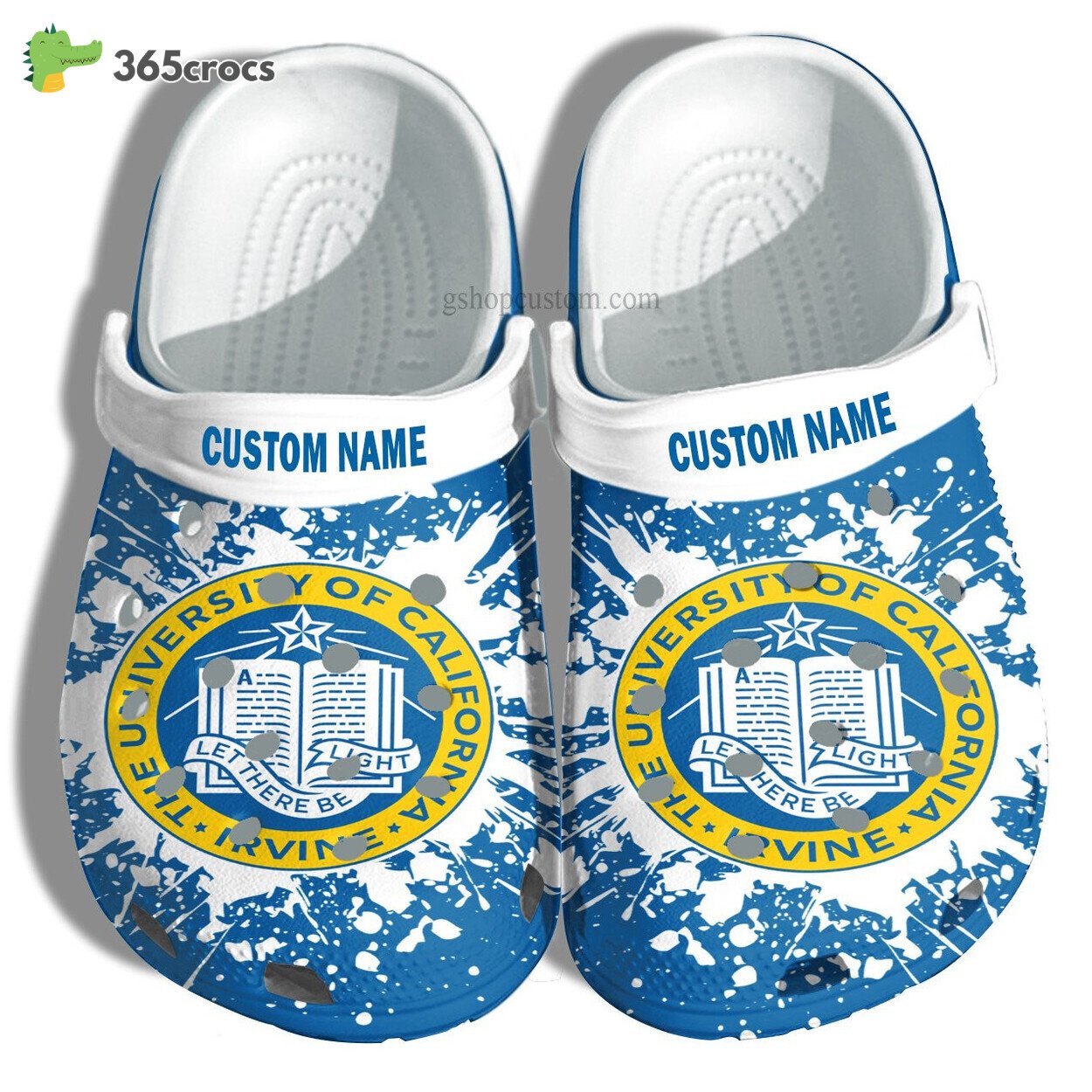 University Of California Graduation Gift Customized Admission Croc Shoes