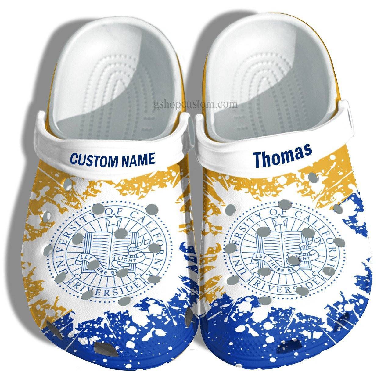 University Of California Riverside Graduation Gifts Croc Shoes Customize – Admission Gift Crocss Shoes