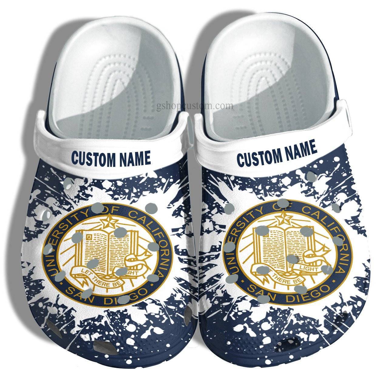 University Of California San Diego Graduation Gifts Croc Shoes Customize – Admission Gift Crocss Shoes