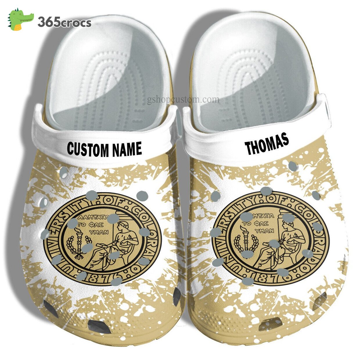 University Of Colorado Boulder Graduation Gifts Croc Shoes Customize Admission Gift Shoes