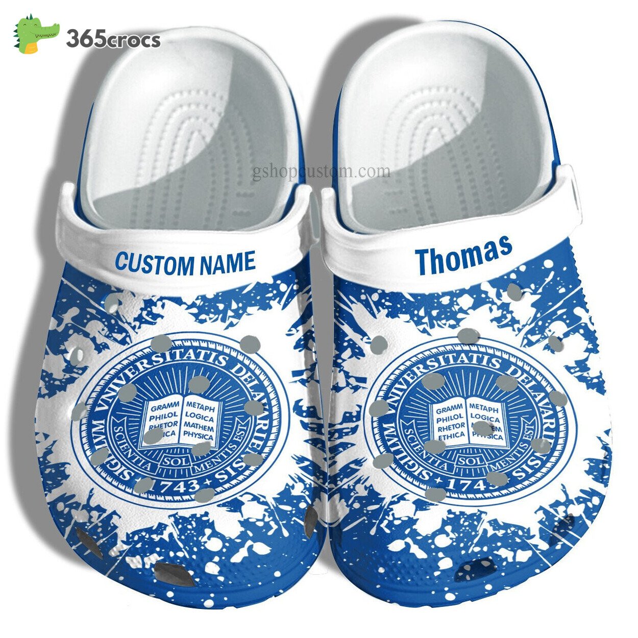 University Of Delaware Graduation Gifts Croc Shoes Customize Admission Gift Shoes