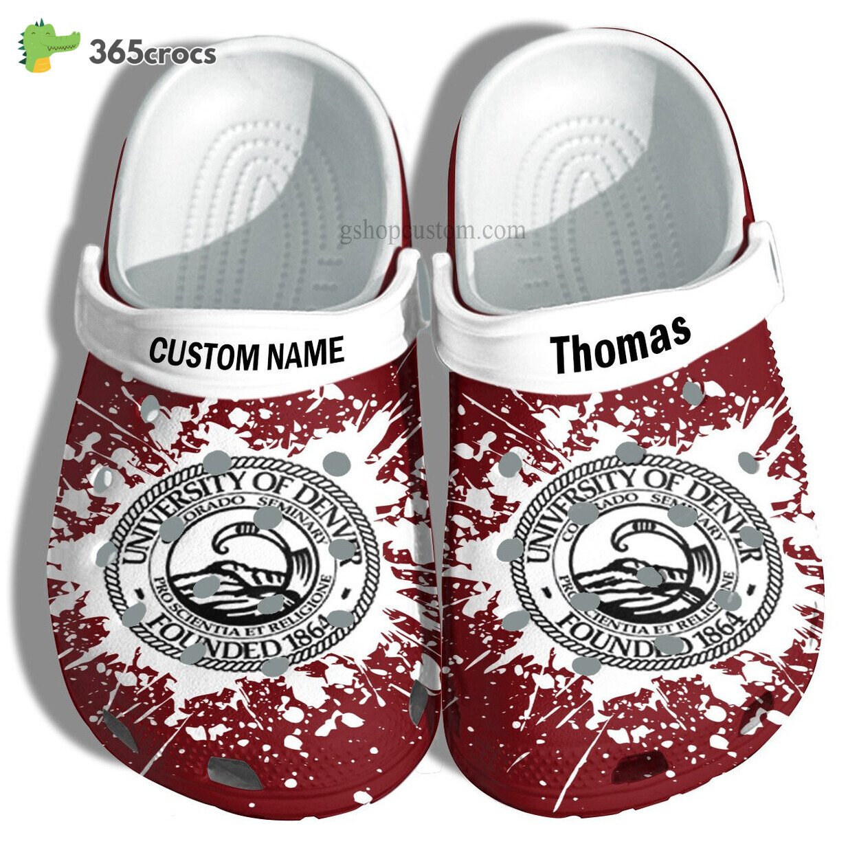 University Of Denver Graduation Gifts Croc Shoes Customize Admission Gift Shoes