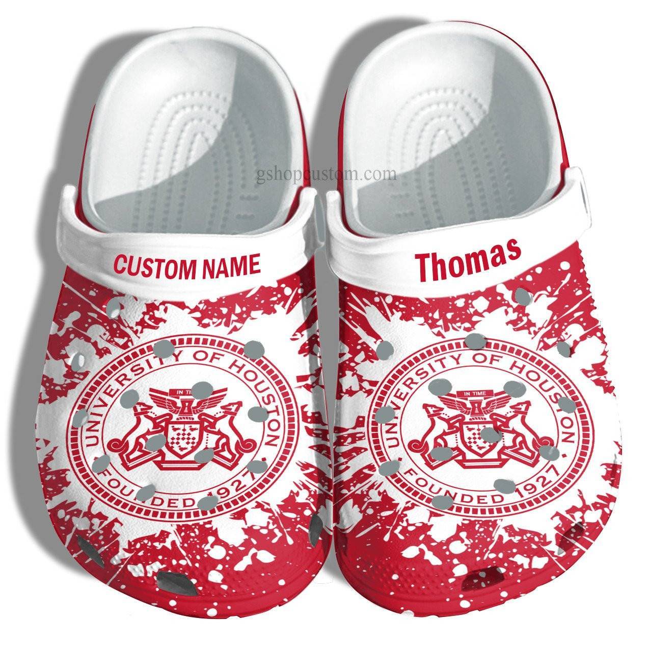 University Of Houston Graduation Gifts Croc Shoes Customize – Admission Gift Crocss Shoes