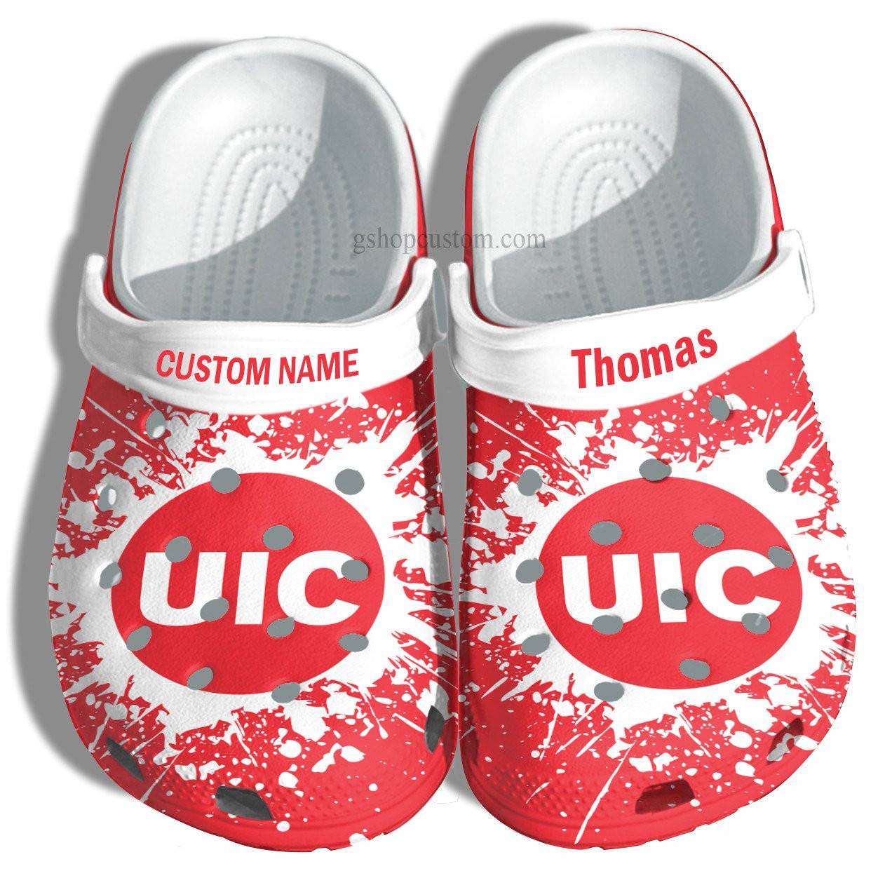 University Of Illinois At Chicago Graduation Gifts Croc Shoes Customize – Admission Gift Crocss Shoes