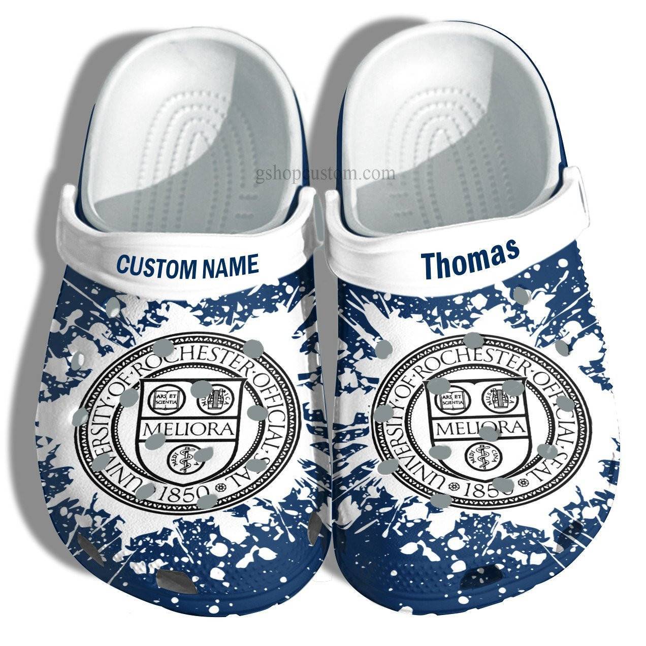 University Of Rochester Graduation Gifts Croc Shoes Customize – Admission Gift Crocss Shoes