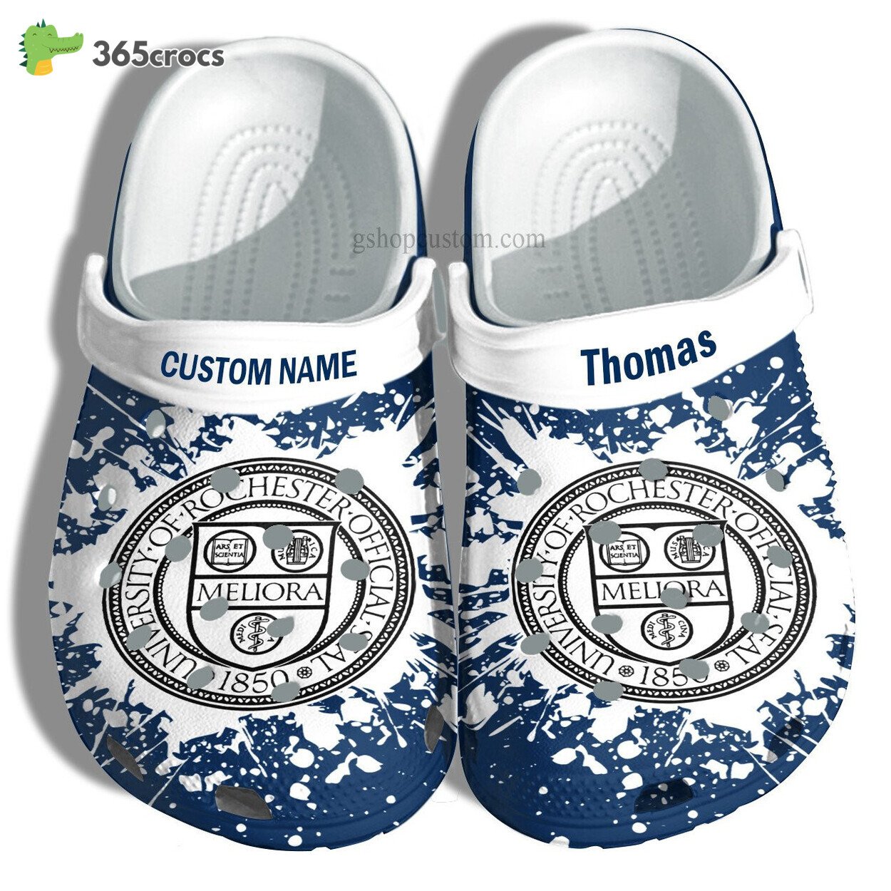 University Of Rochester Graduation Gifts Croc Shoes Customize Admission Gift Shoes
