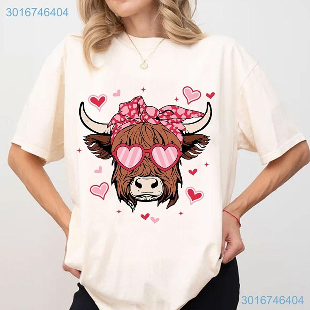 Valentine’s Day T-Shirt Collection Heifer & Highland Cow SVG, Shirt