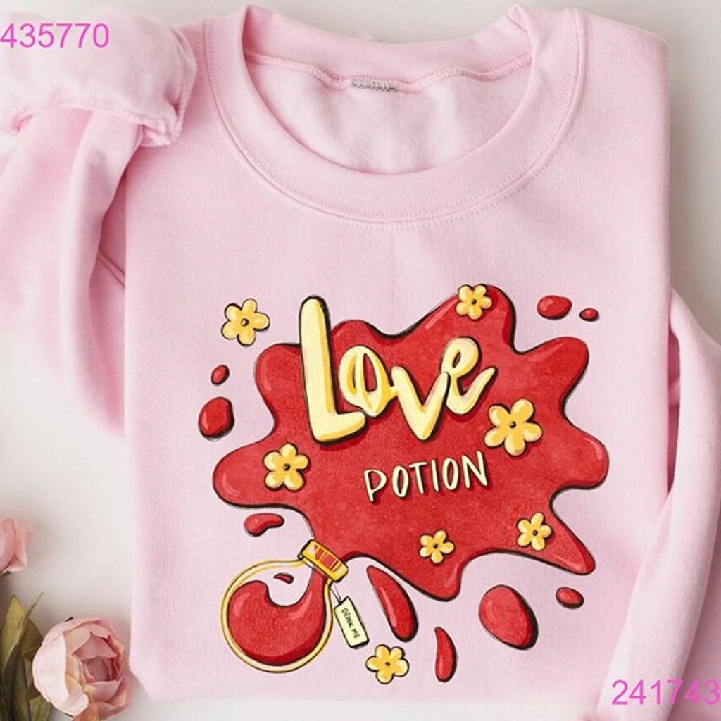 Valentine’s Day T-Shirt Collection – Love Potion, Retro Sweatshirts, Sweatshirt