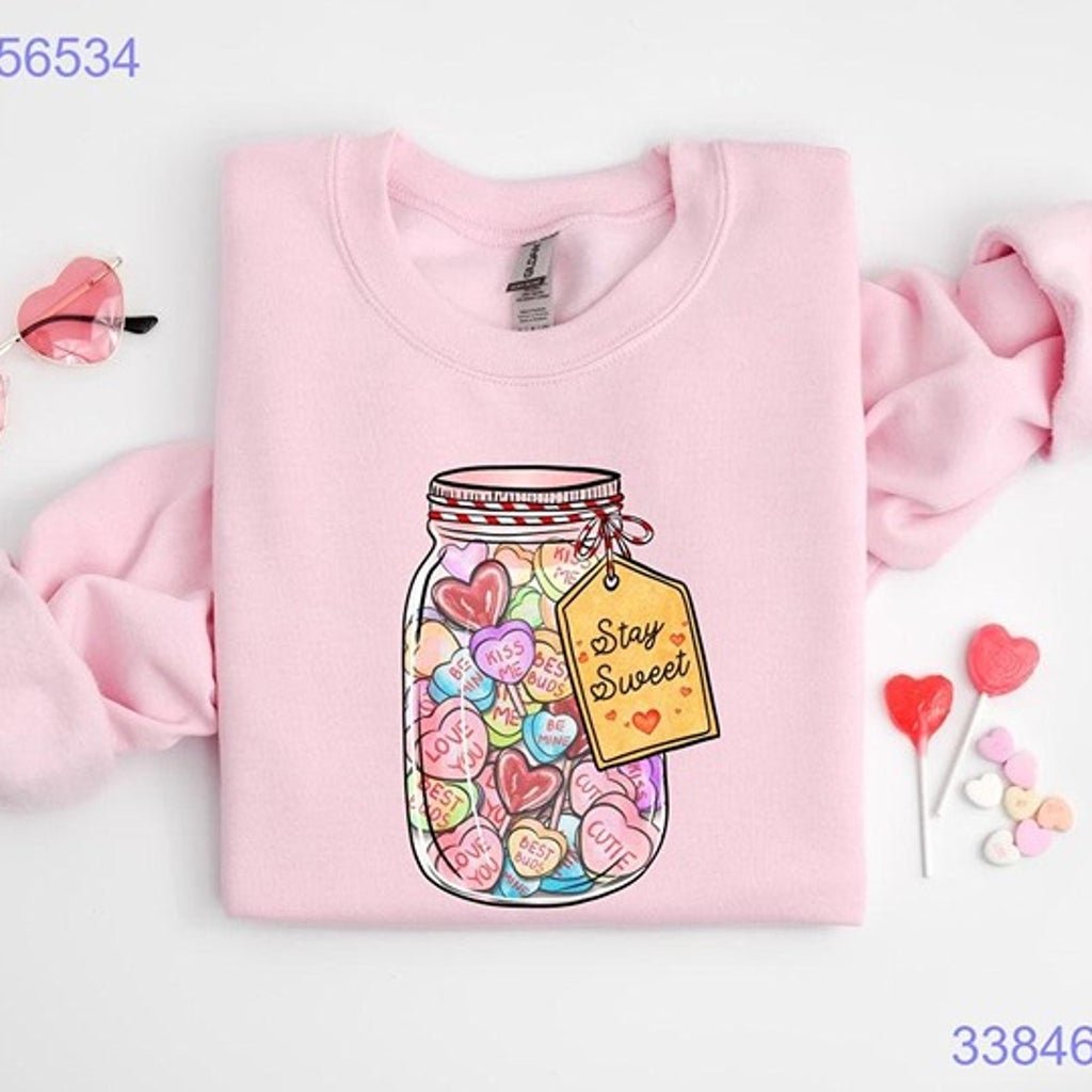 Valentine’s Day T-Shirt Collection Sweet & Cute Heart Shirts, Sweatshirt