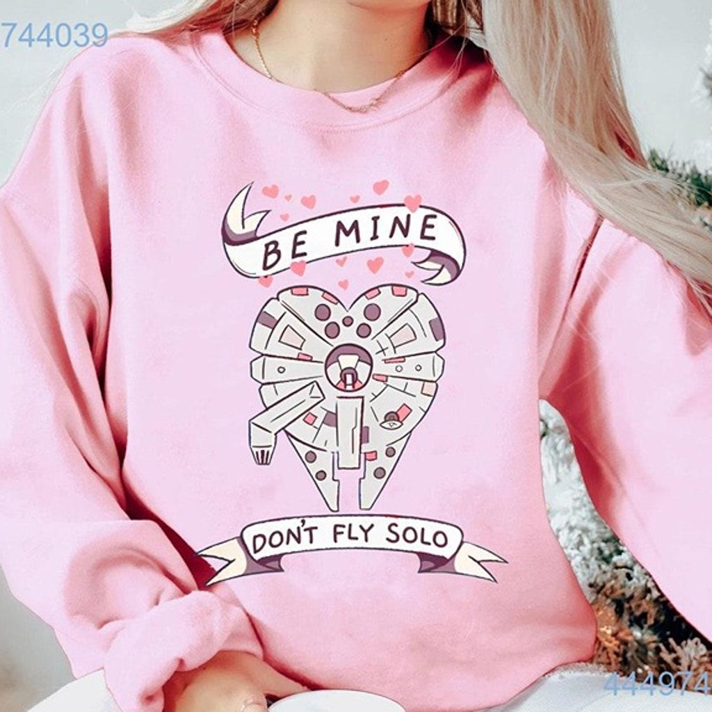 Valentine’s Day TShirt Collection Millenium Falcon Heart Be Mine! Sweatshirt