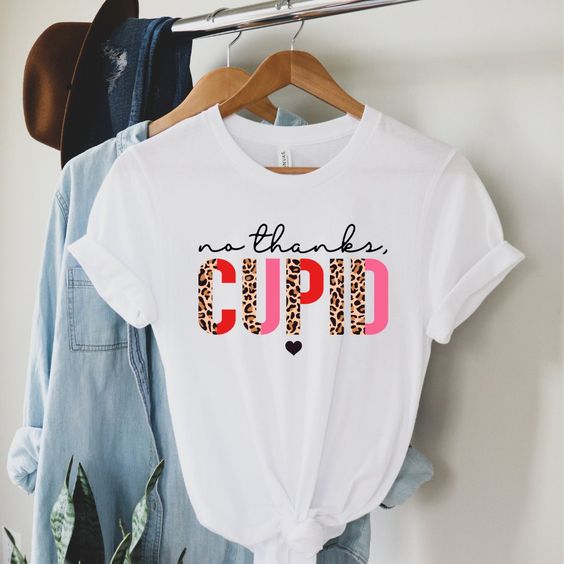 Valentines Day shirt , No thanks cupid , gnome valentines shirt , Teacher valentines , cute valentines shirt for women