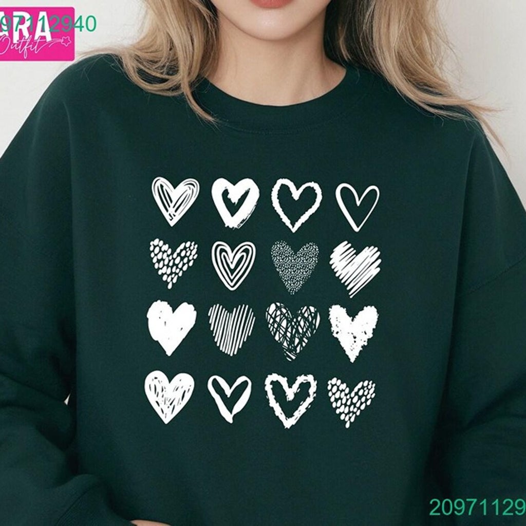 Valentines Day TShirt Collection Love Shirt, Couple Shirt, Heart Tee Sweatshirt