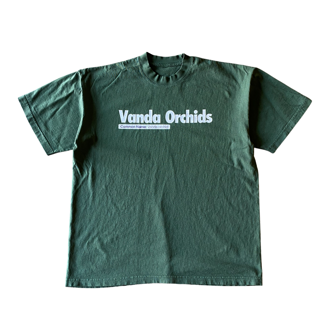 Vanda Orchids Text Tee