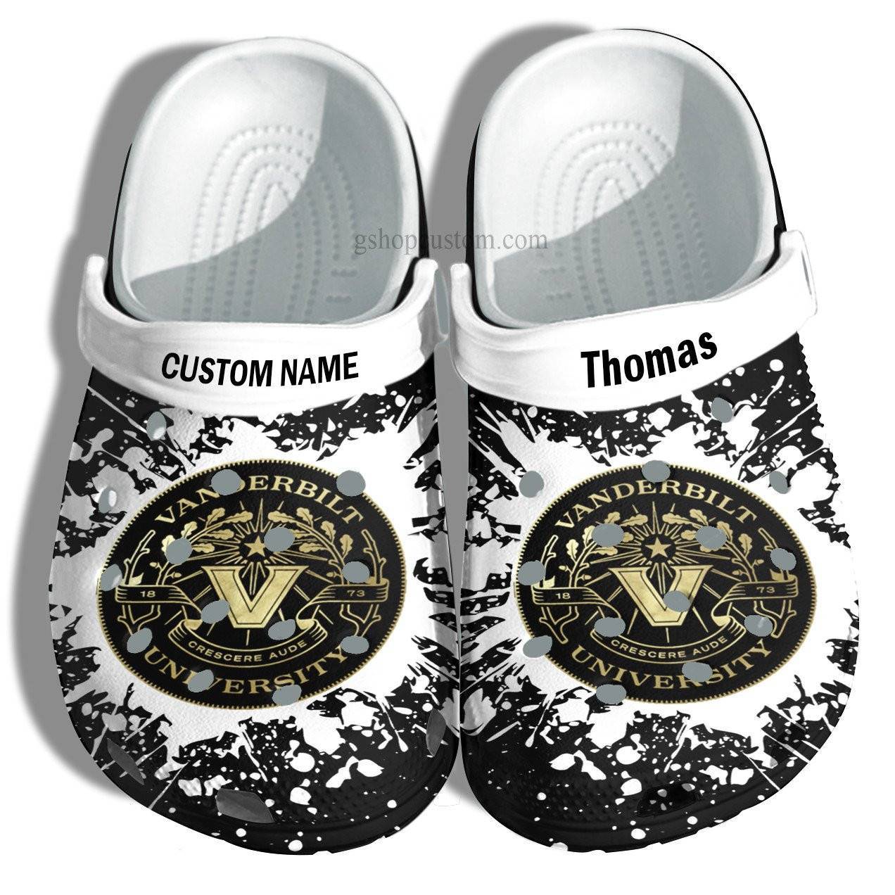 Vanderbilt University Graduation Gifts Croc Shoes Customize – Admission Gift Crocss Shoes