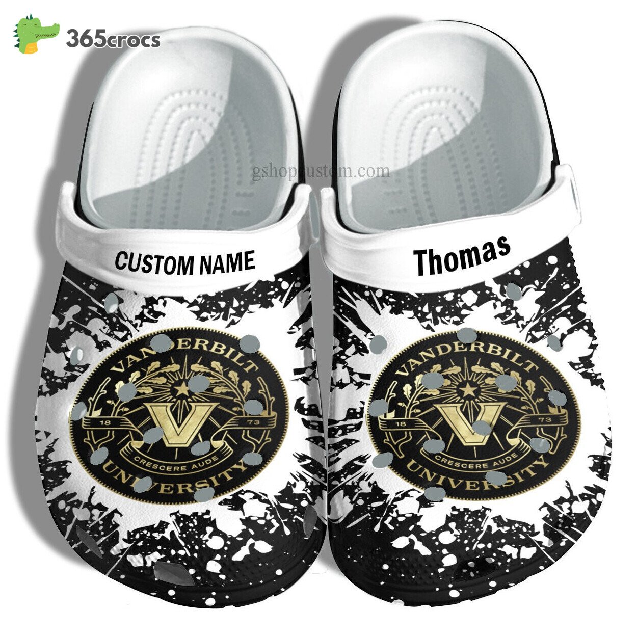 Vanderbilt University Graduation Gifts Croc Shoes Customize Admission Gift Shoes