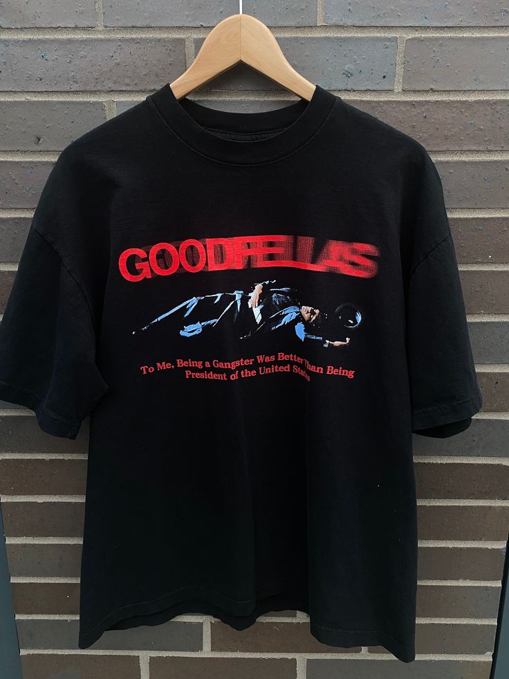 Vintage 90s Goodfellas Movie Promo T-shirt / Vintage Movie Tee / Made In USA / Rare Vintage / Movie Shirt