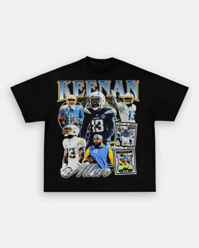 Vintage 90s Graphic Keenan Allen T-Shirt, Chargers Shirt, Vintage Unisex Sport Tee, Retro American Baseball Gift