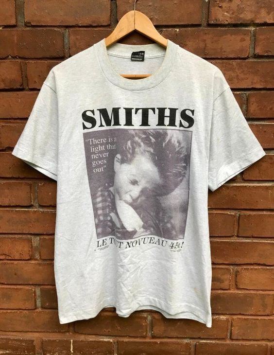 Vintage 90s The Smiths there Is A Light That Never Goes Out Single Promo shirt Pos shirt