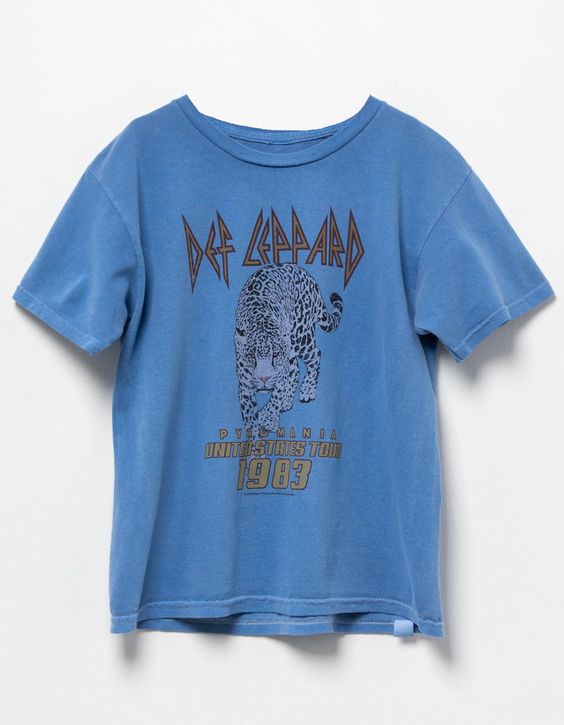 Vinyl Icons Def Leppard Girls Tee