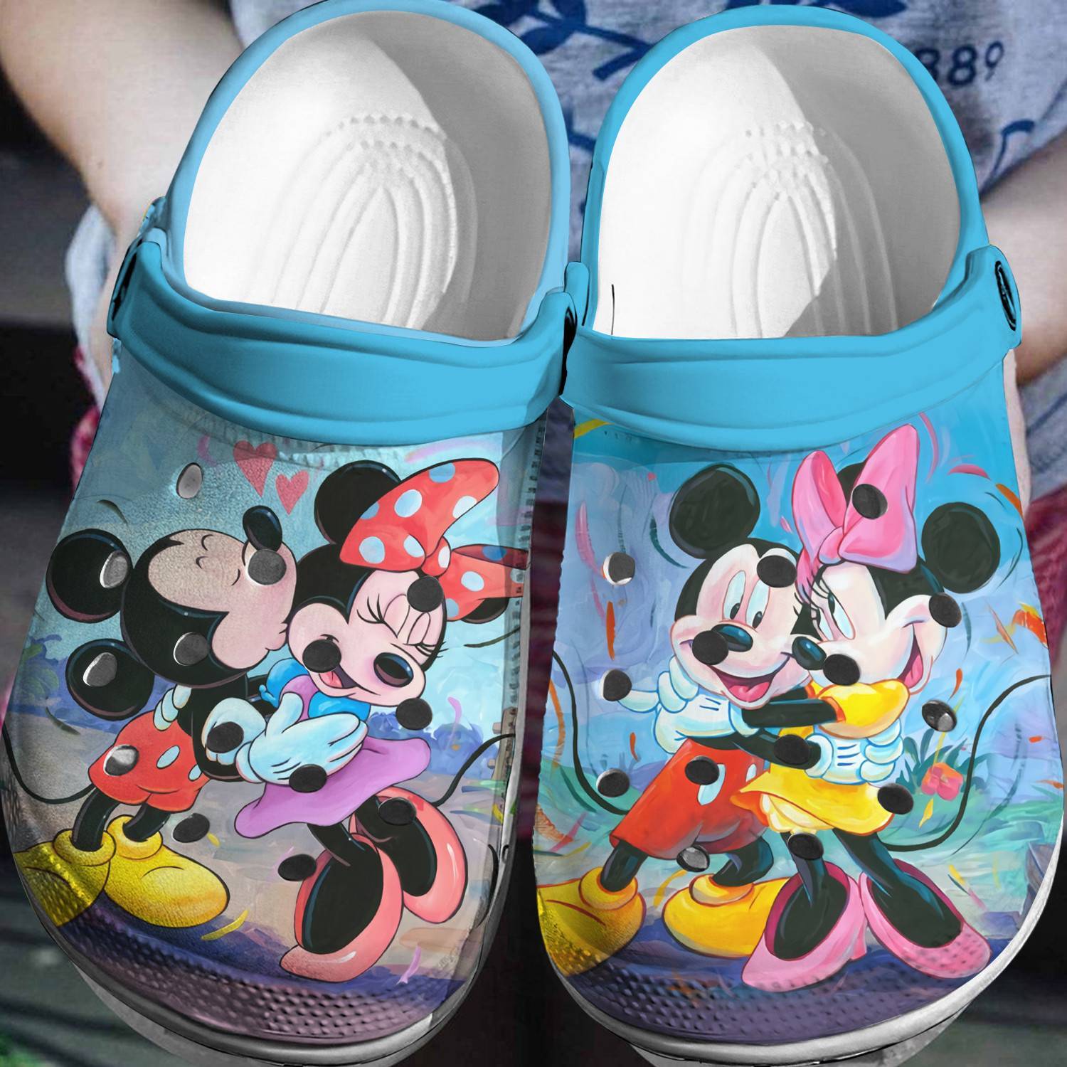 Walking with Mickey and Minnie: 3D Clog Shoes by Crocss – Fun and Comfort Combined