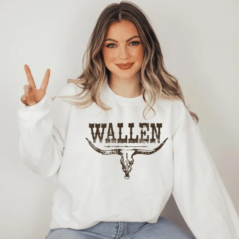 Wallen Western Sweatshirt, Retro Wallen Western Sweatshirt, Vintage Wallen Shirt, Cowboy Girl Sweat