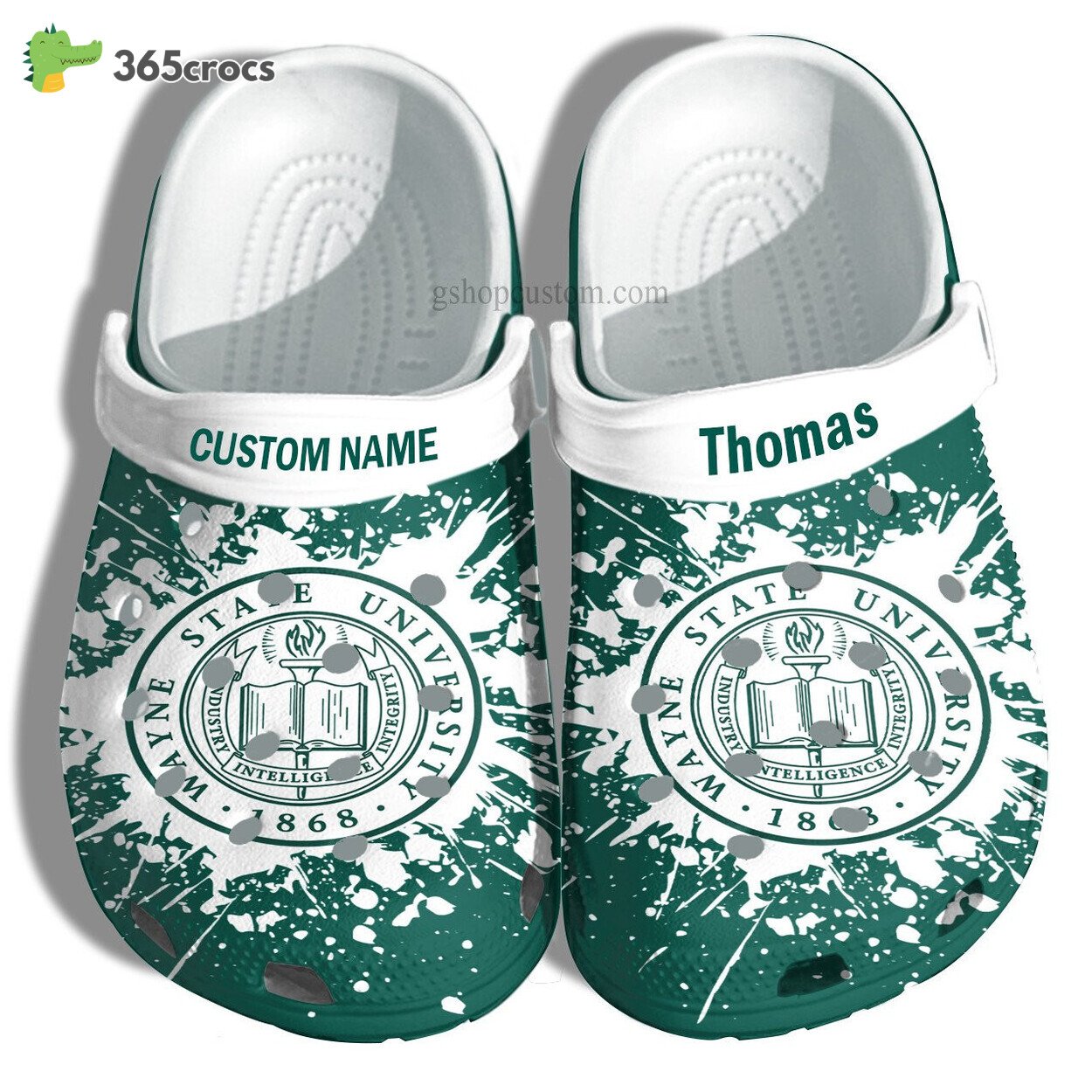 Wayne State University Graduation Gifts Croc Shoes Customize Admission Gift Shoes