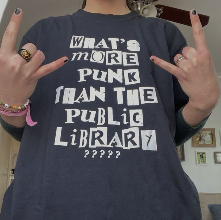 What s More Punk Than The Public Library Shirt Intellectual Rebel Shirt Outfit Idea