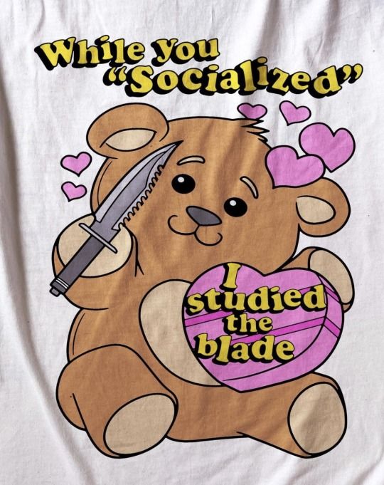 WHILE YOU SOCIALIZED I STUDIED THE BLADE T-SHIRT