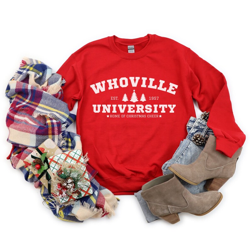 Whoville Sweatshirt, Christmas Gift, Xmas Party Gift, Whoville Shirt, Christmas