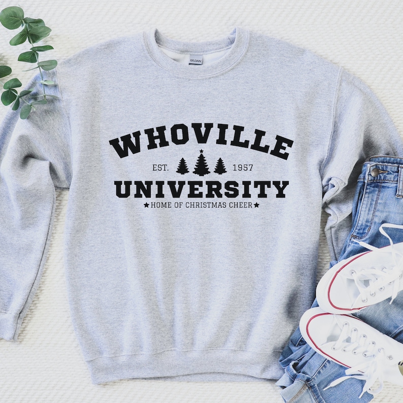 Whoville Sweatshirt, Christmas Gift, Xmas Party Gift, Whoville Shirt, Christmas, Gift for Women,1957 Christmas Sweatshirt