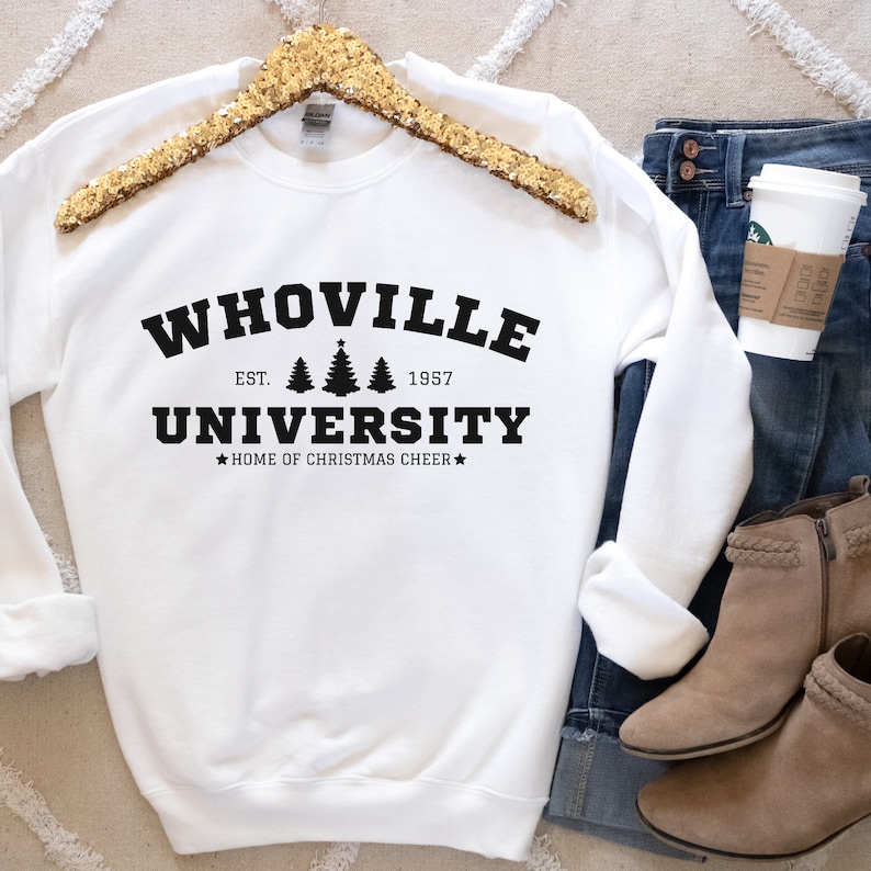 Whoville Sweatshirt, Christmas Gift, Xmas Party Gift, Whoville Shirt, Christmas, Gift for Women