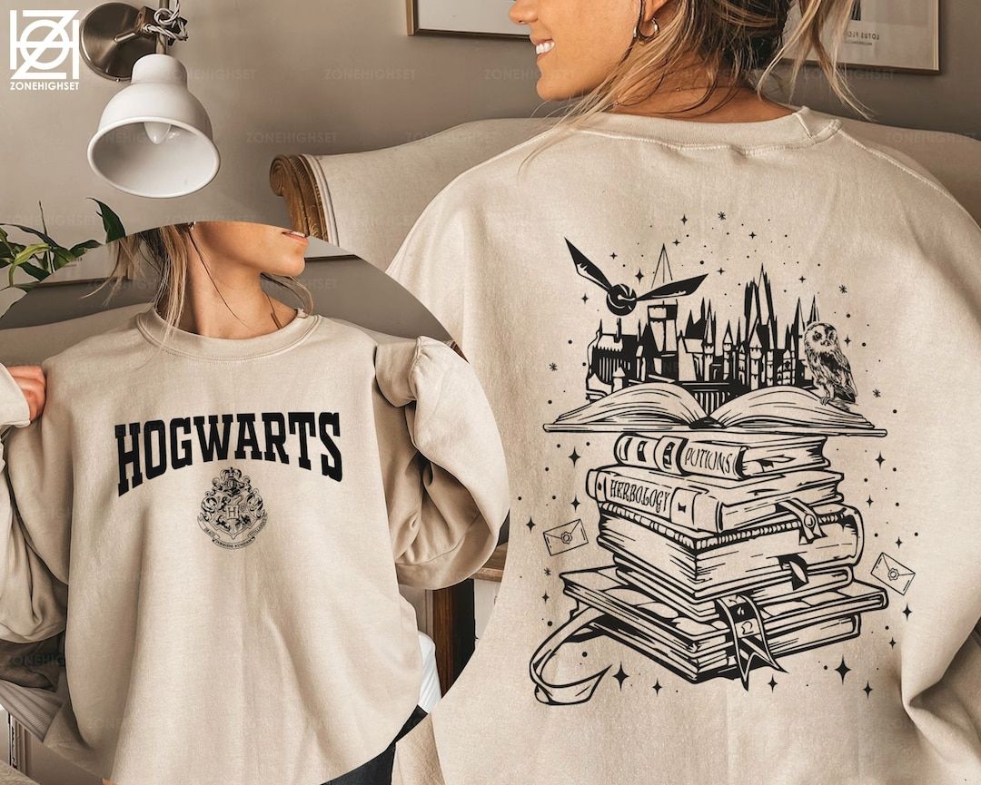 Wizard Castle Book Sweatshirt, Hogwarts Sweatshirt, Bookish Reader Shirt, Wizard Sweatshirt, Book Reading Magic Shirt, Bookish Sweatshirt