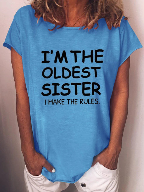 Women’s I’m The Oldest Sister T-shirt