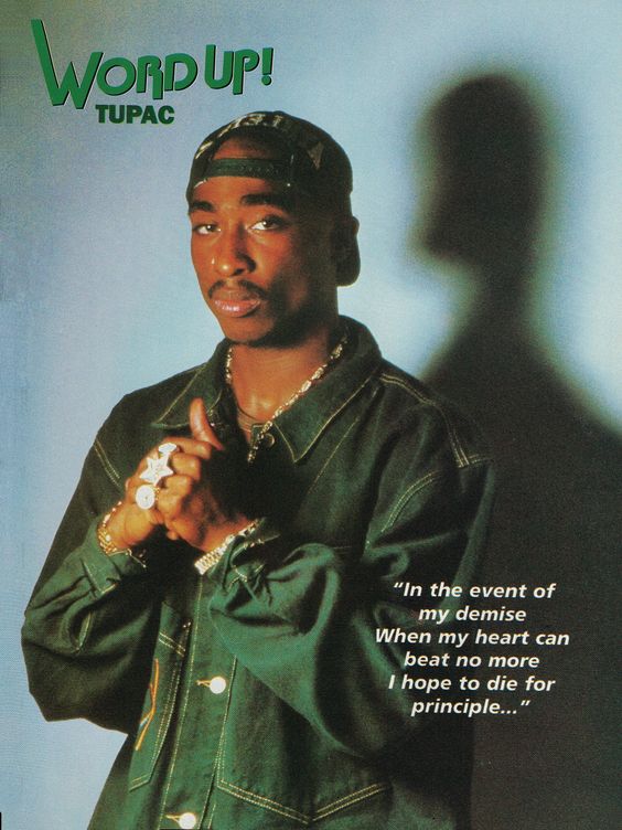Word Up Tupac Poster