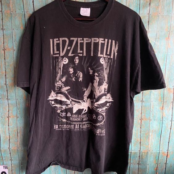 Y2K Led Zepplin Band Shirt