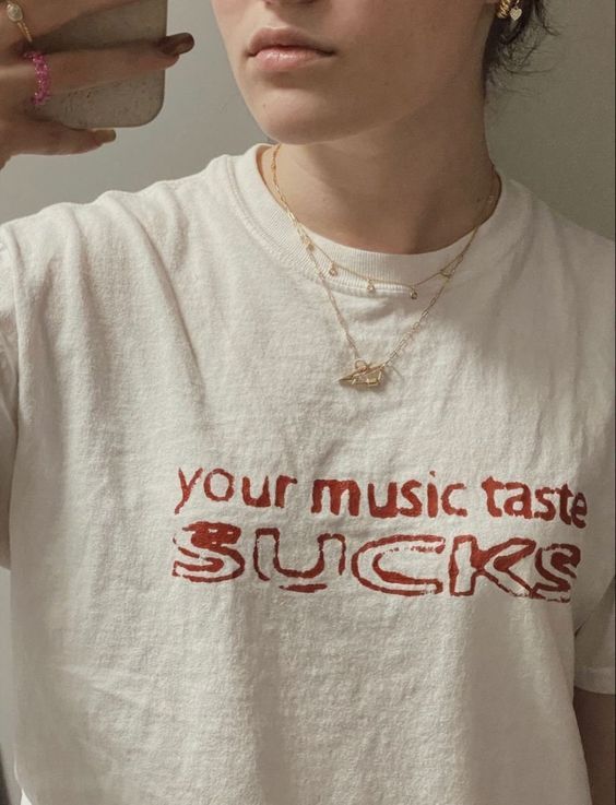 Your music taste sucks Quote Unisex Crewneck T-shirt