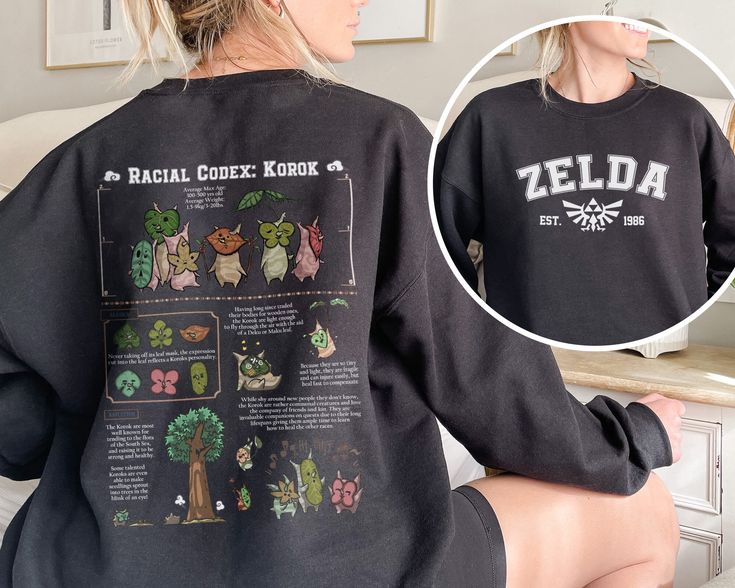 Zelda Korok Sweatshirt, The Legend Of Zelda, Hyrule Shirt, Nintendo Gamer Shirt, Tears Of The Kingdom